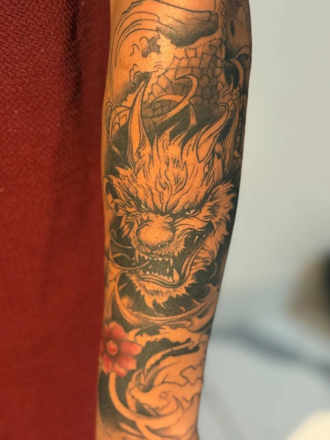 Symmetrical Mandala Sleeve - Custom Tattoo Art at Inkjector Tattoos Kozhikode Kerala